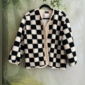 BNWT - Miou Muse checkered jacket